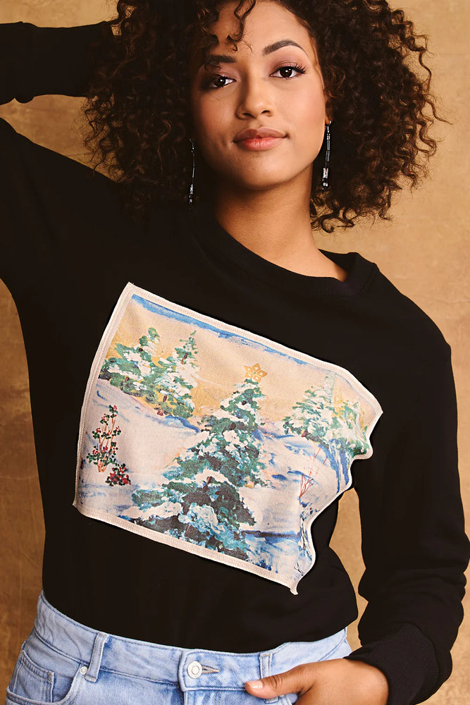 Black Crew Neck Sweater